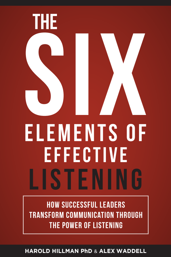 The Six Elements of Effective Listening book cover