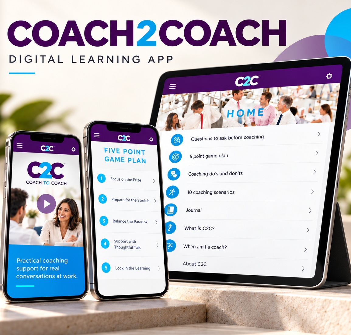 Coach2Coach mobile learning app
